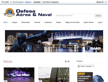 Tablet Screenshot of defesaaereanaval.com.br